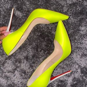 So Late 120 Fluo Mat/Jazz calf heel